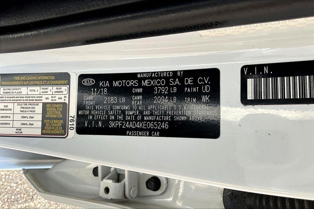 Kia Forte FE 6M 2019