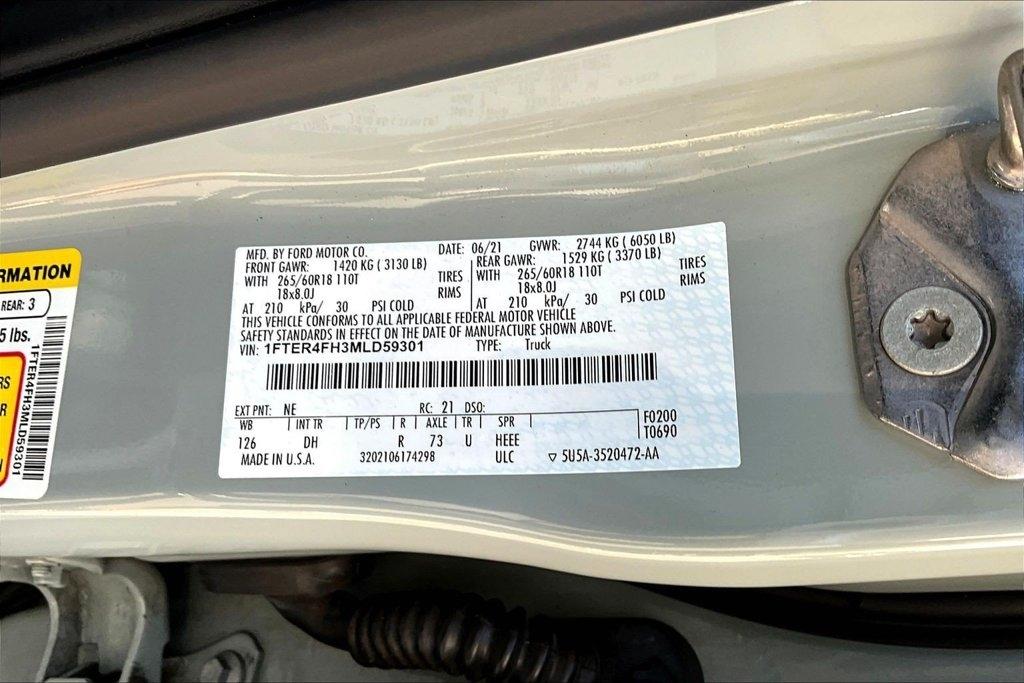 Ford Ranger XL SuperCrew 4WD 2021