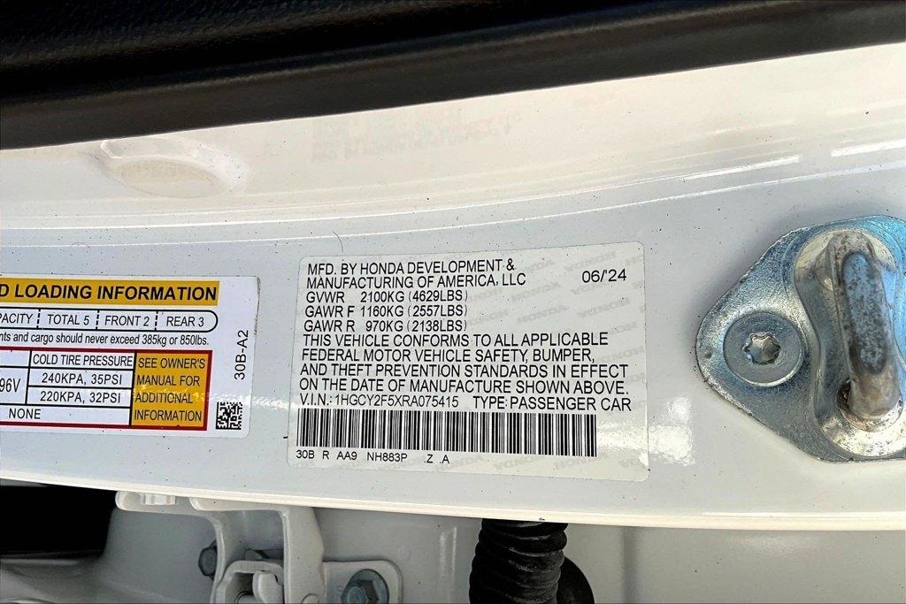 Honda Accord Sport Hybrid 2024