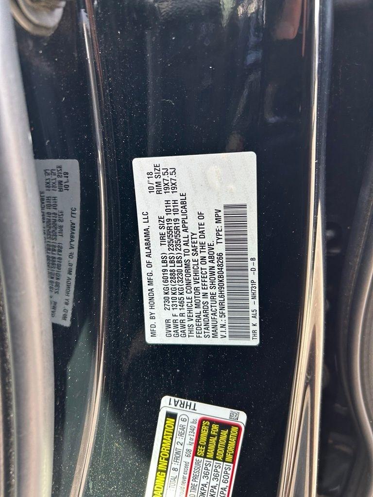 Honda Odyssey Elite 2019