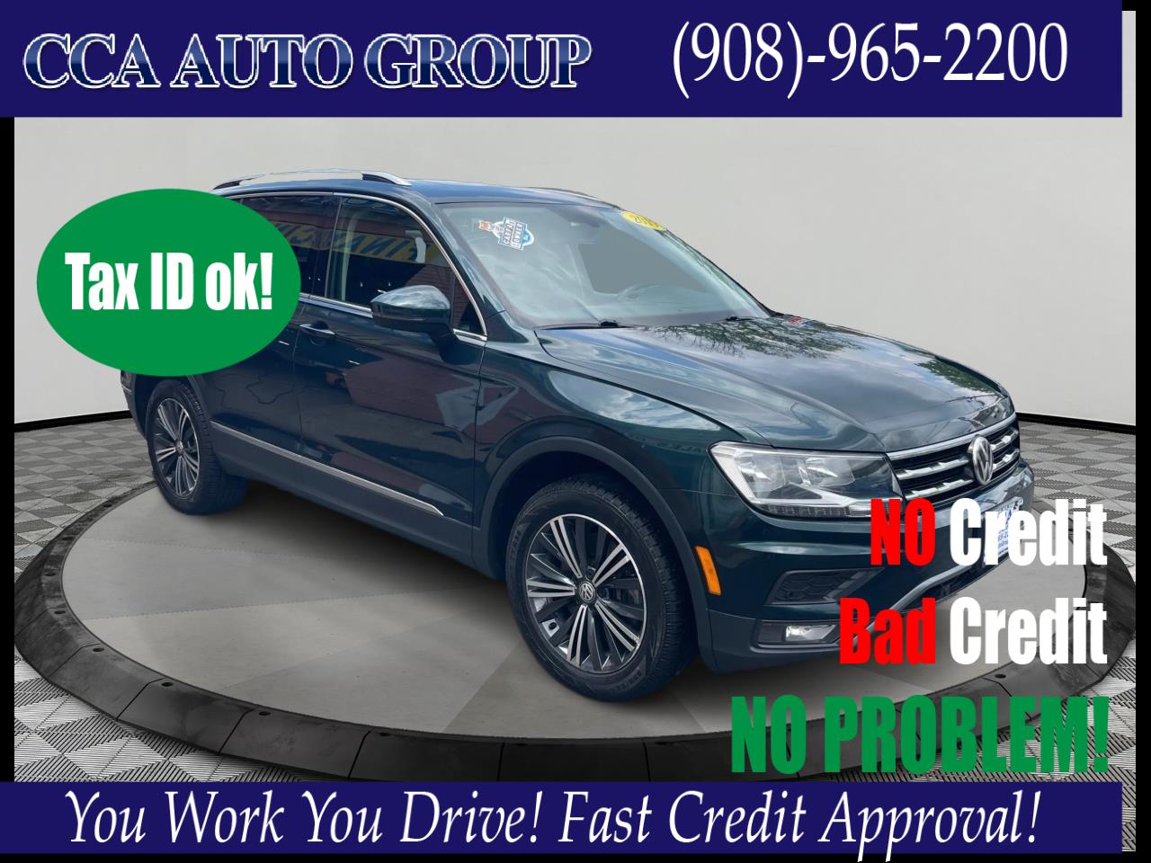 2019 Volkswagen Tiguan 2.0T SEL R-Line Black 4MOTION