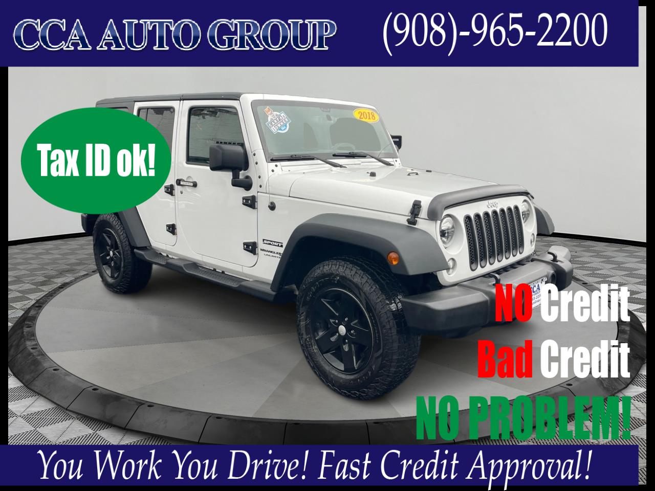 2018 Jeep Wrangler JK Unlimited Sport S 4x4