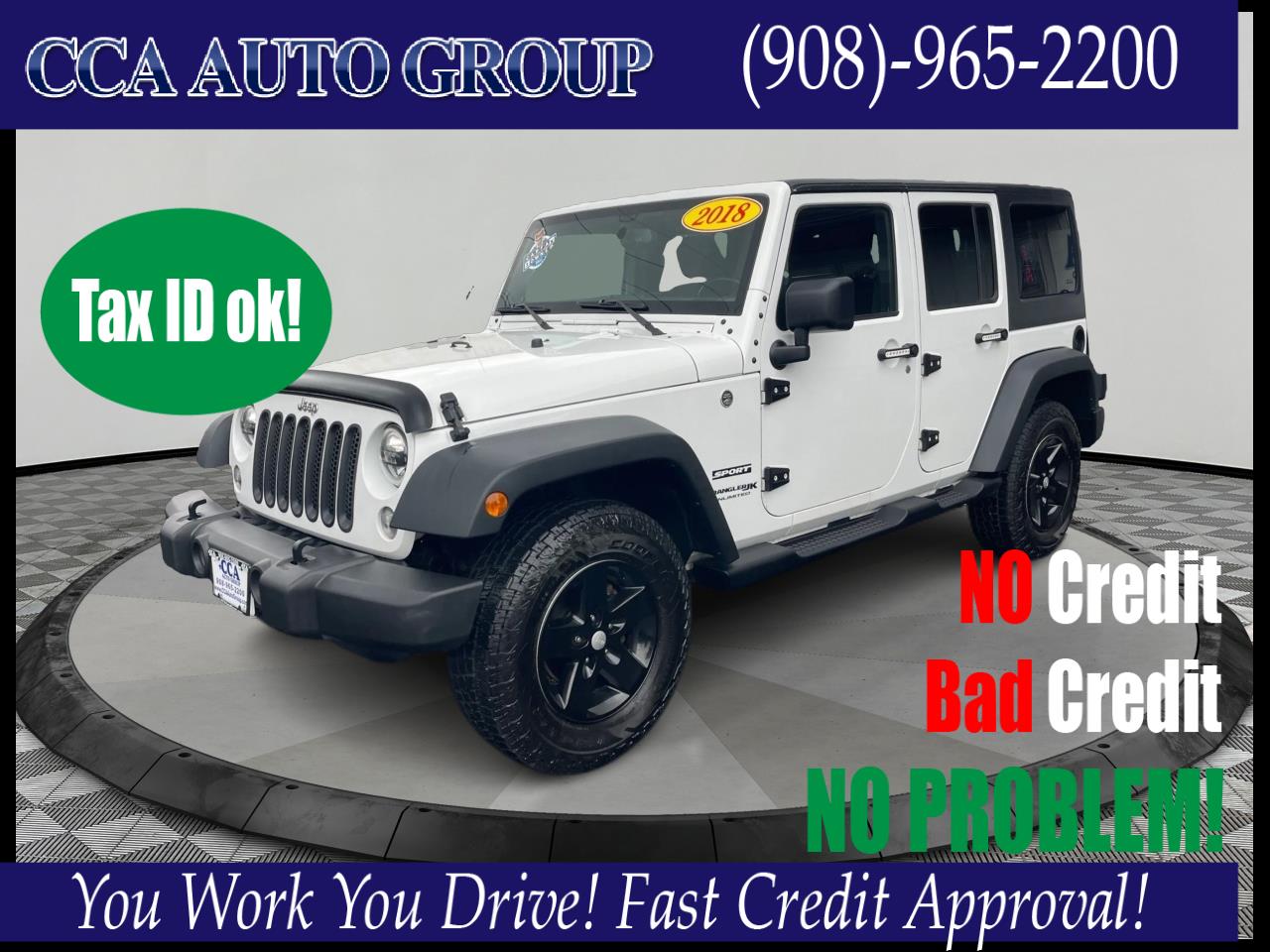 2018 Jeep Wrangler JK Unlimited Sport S 4x4