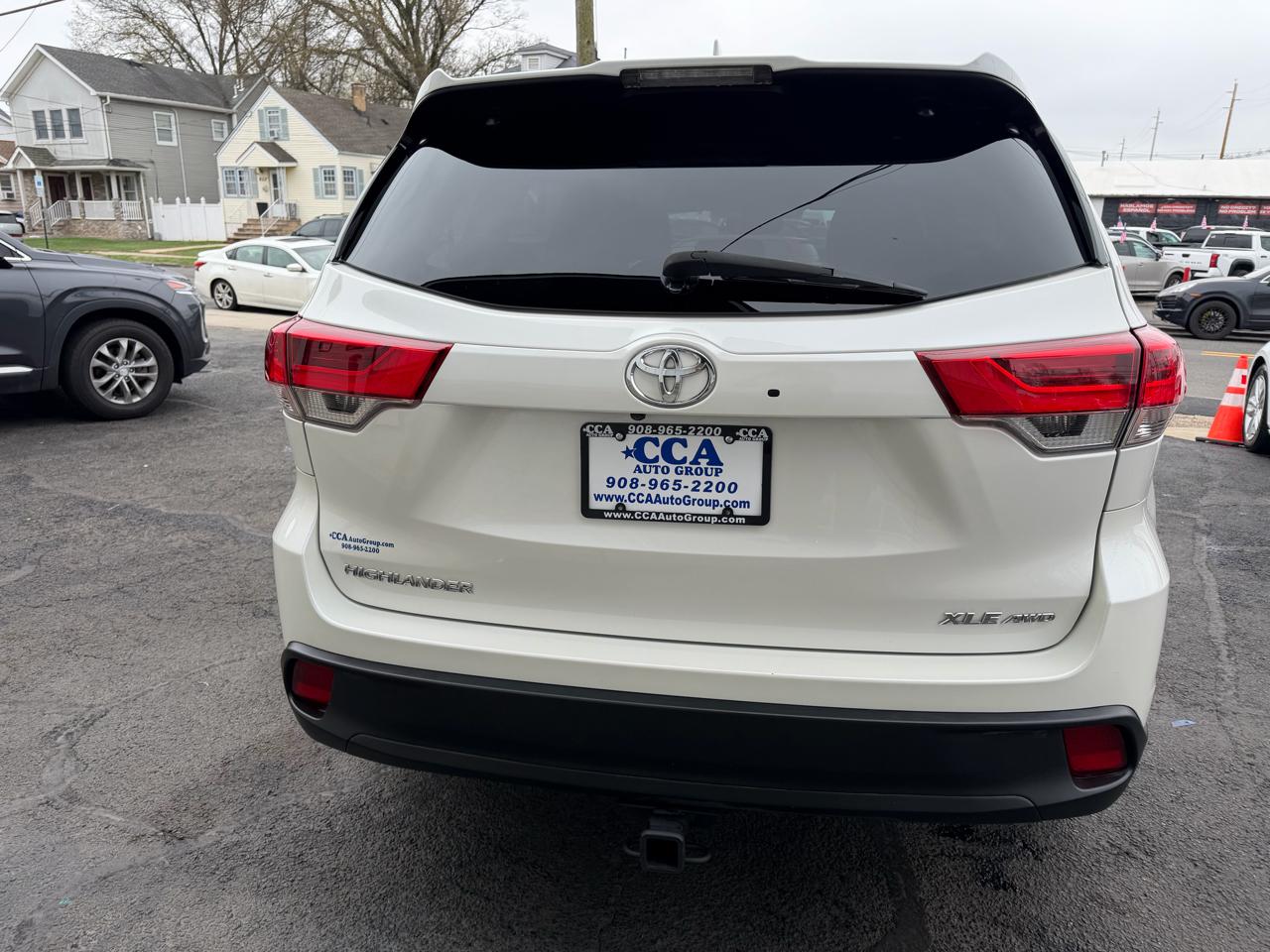 Toyota Highlander XLE V6 AWD (Natl) 2019