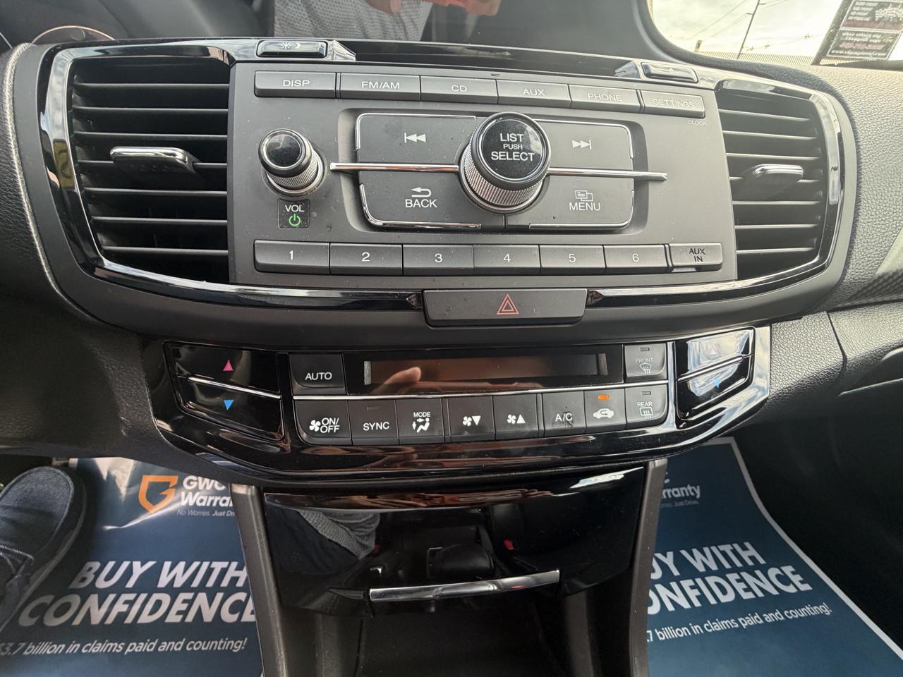 Honda Accord Sedan 4dr I4 CVT Sport w/Honda Sensing 2016