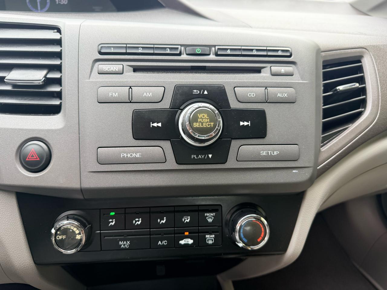 Honda Civic Sdn 4dr Auto EX 2012