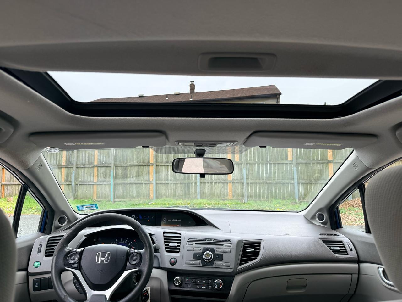 Honda Civic Sdn 4dr Auto EX 2012