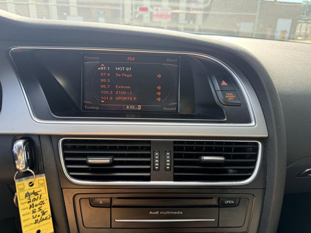 Audi S5 2dr Cpe Man Premium Plus 2011