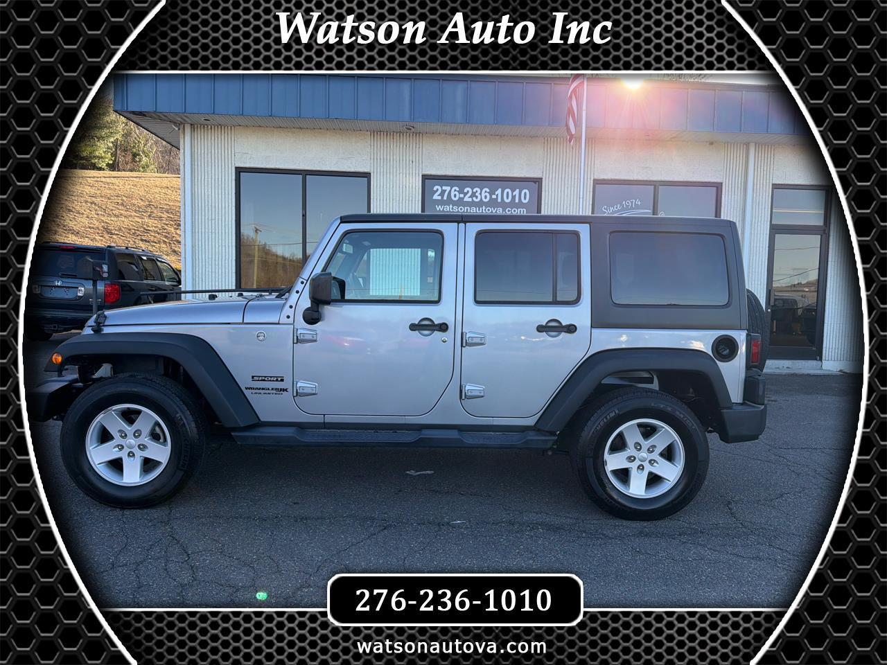 2018 Jeep Wrangler JK Unlimited Sport 4WD