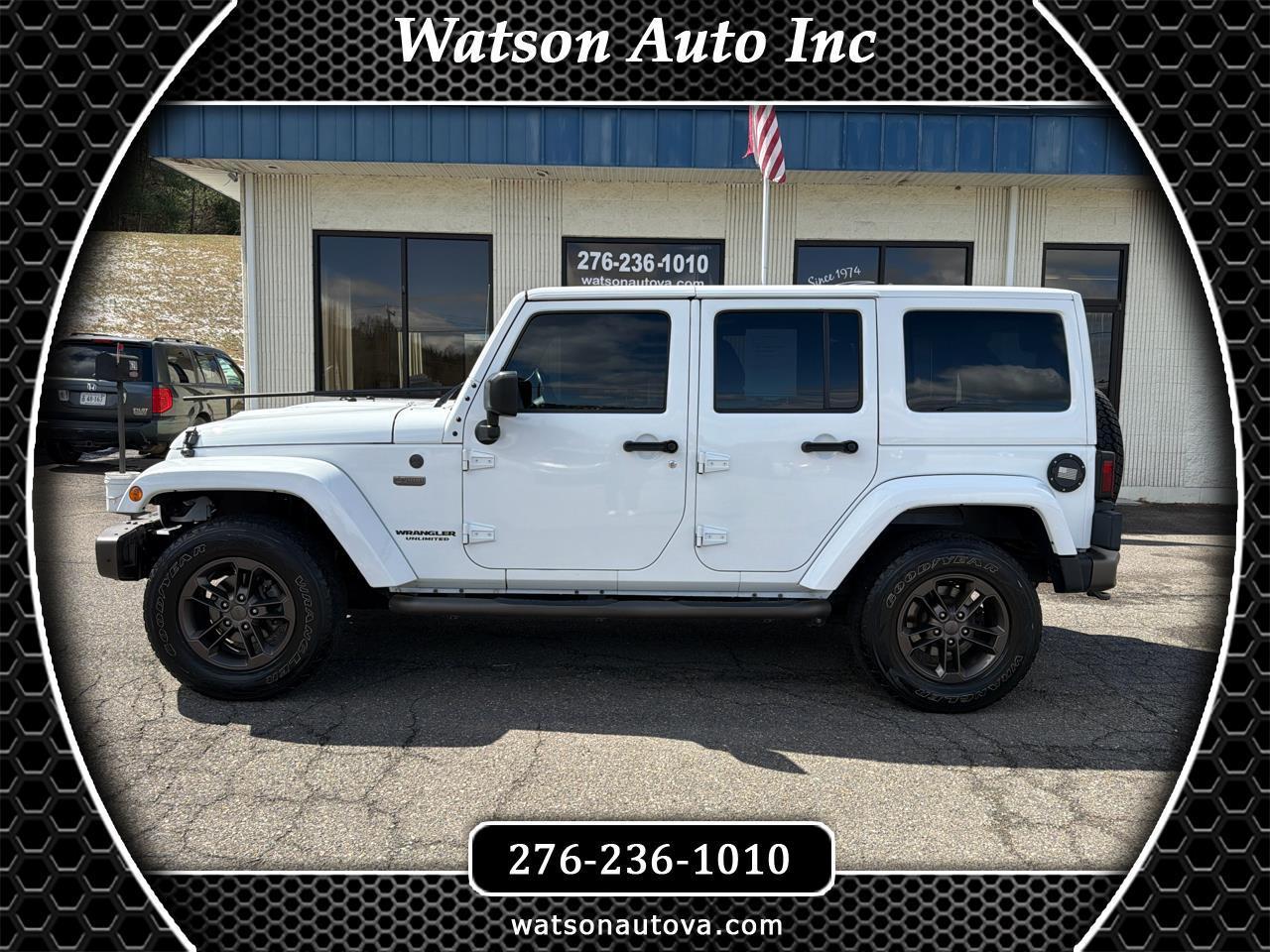 2017 Jeep Wrangler Unlimited Sahara 4WD