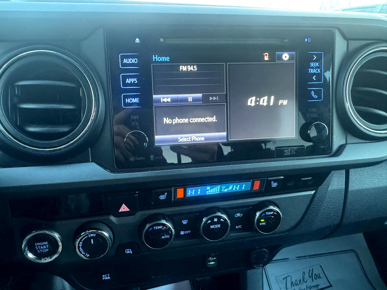 Toyota Tacoma SR5 Double Cab Super Long Bed V6 6AT 4WD 2016