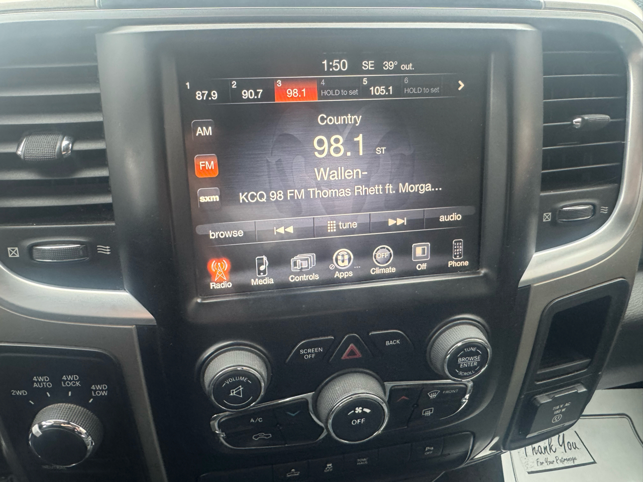 RAM 1500 SLT Crew Cab SWB 4WD 2013