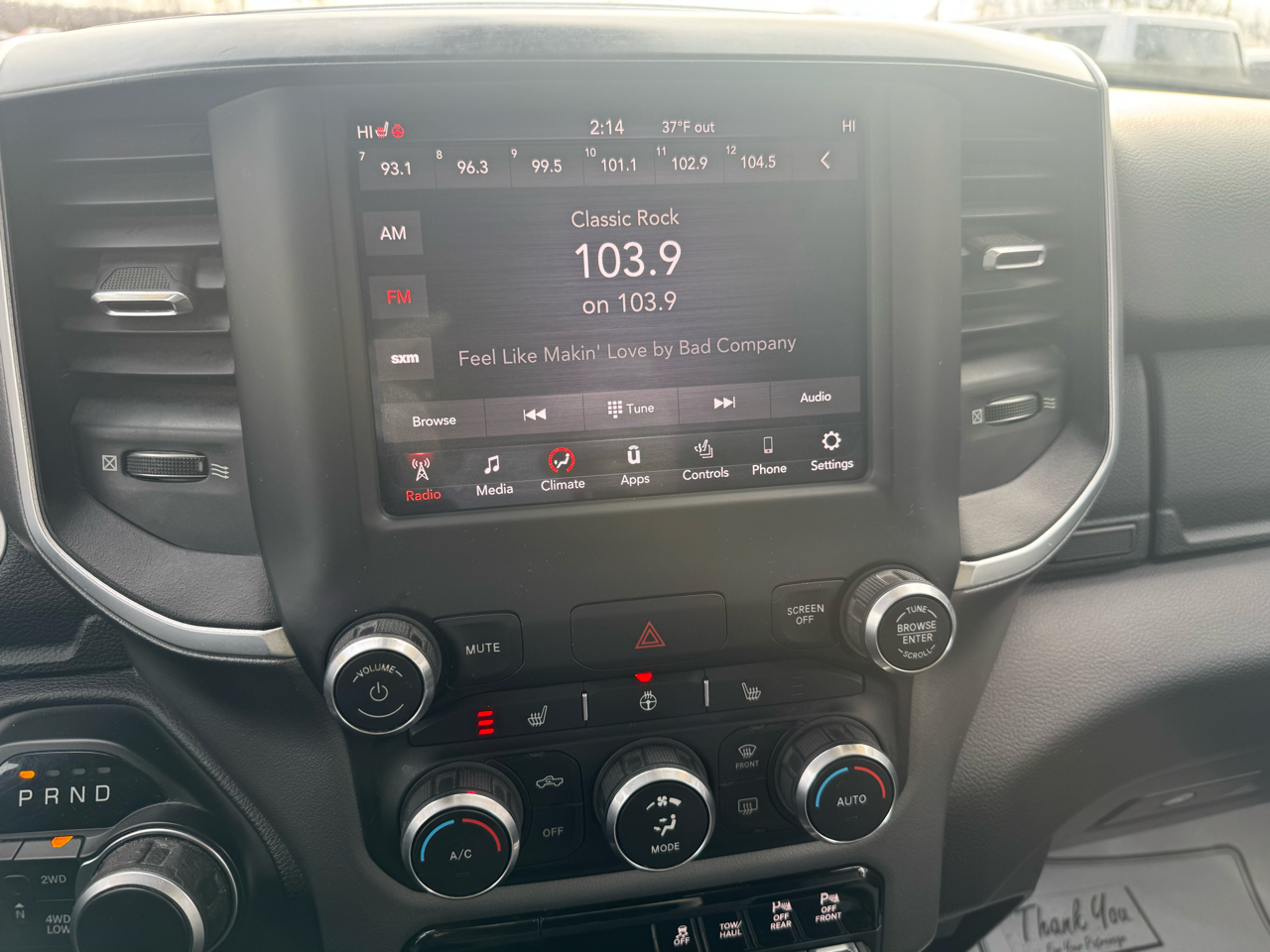 RAM 1500 Big Horn Crew Cab SWB 4WD 2019