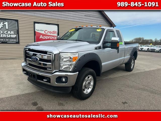 Silver 2011 Ford F-350 Super Duty XLT SuperCab LB 4WD Pickup Truck Four-Wheel Drive Automatic
