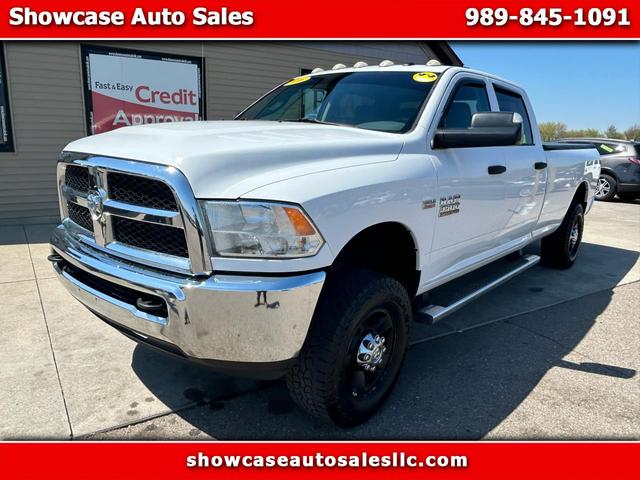 White 2016 RAM 3500 Tradesman Crew Cab LB 4WD Pickup Truck Four-Wheel Drive Automatic