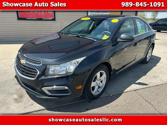 Black 2015 Chevrolet Cruze 1LT Sedan FWD Sedan Front-Wheel Drive Automatic
