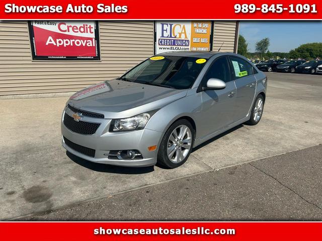 Silver 2011 Chevrolet Cruze LTZ Sedan FWD Sedan Front-Wheel Drive Automatic