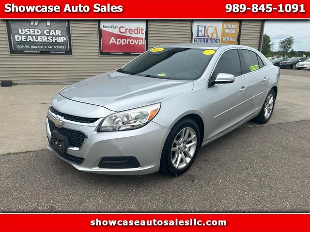 Silver 2014 Chevrolet Malibu Sedan Front-Wheel Drive Automatic
