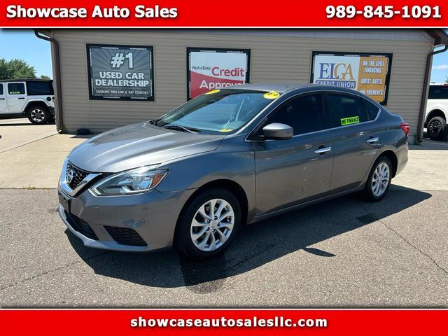 Gray 2019 Nissan Sentra Sedan Front-Wheel Drive Automatic
