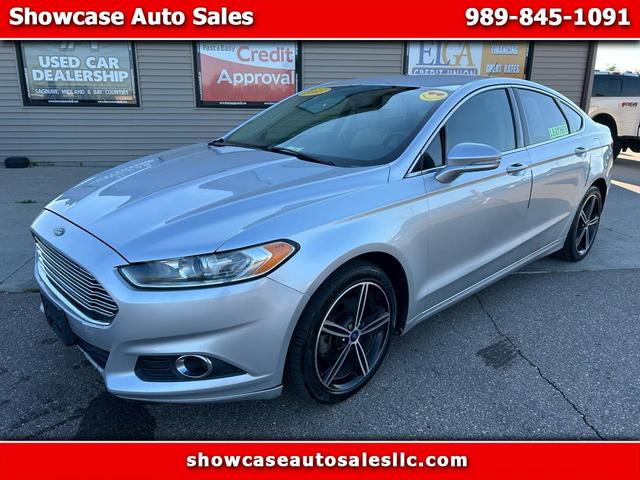 Silver 2013 Ford Fusion Sedan Front-Wheel Drive Automatic