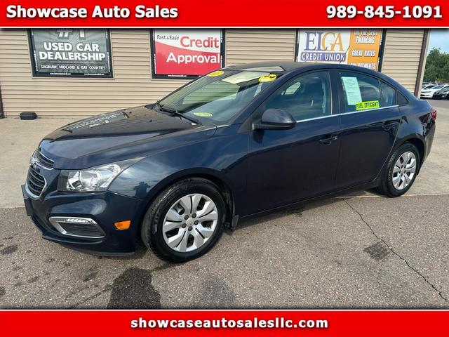 Blue 2015 Chevrolet Cruze Sedan Front-Wheel Drive Automatic