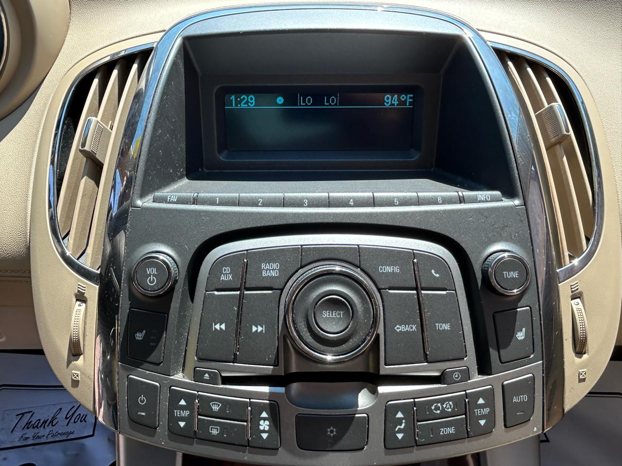 Buick LaCrosse 4dr Sdn CXL FWD 2011