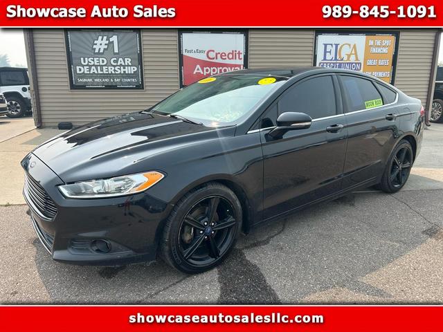 Black 2016 Ford Fusion Sedan Front-Wheel Drive Automatic