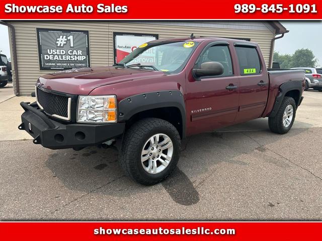 Red 2013 Chevrolet Silverado 1500 Pickup Truck Four-Wheel Drive Automatic