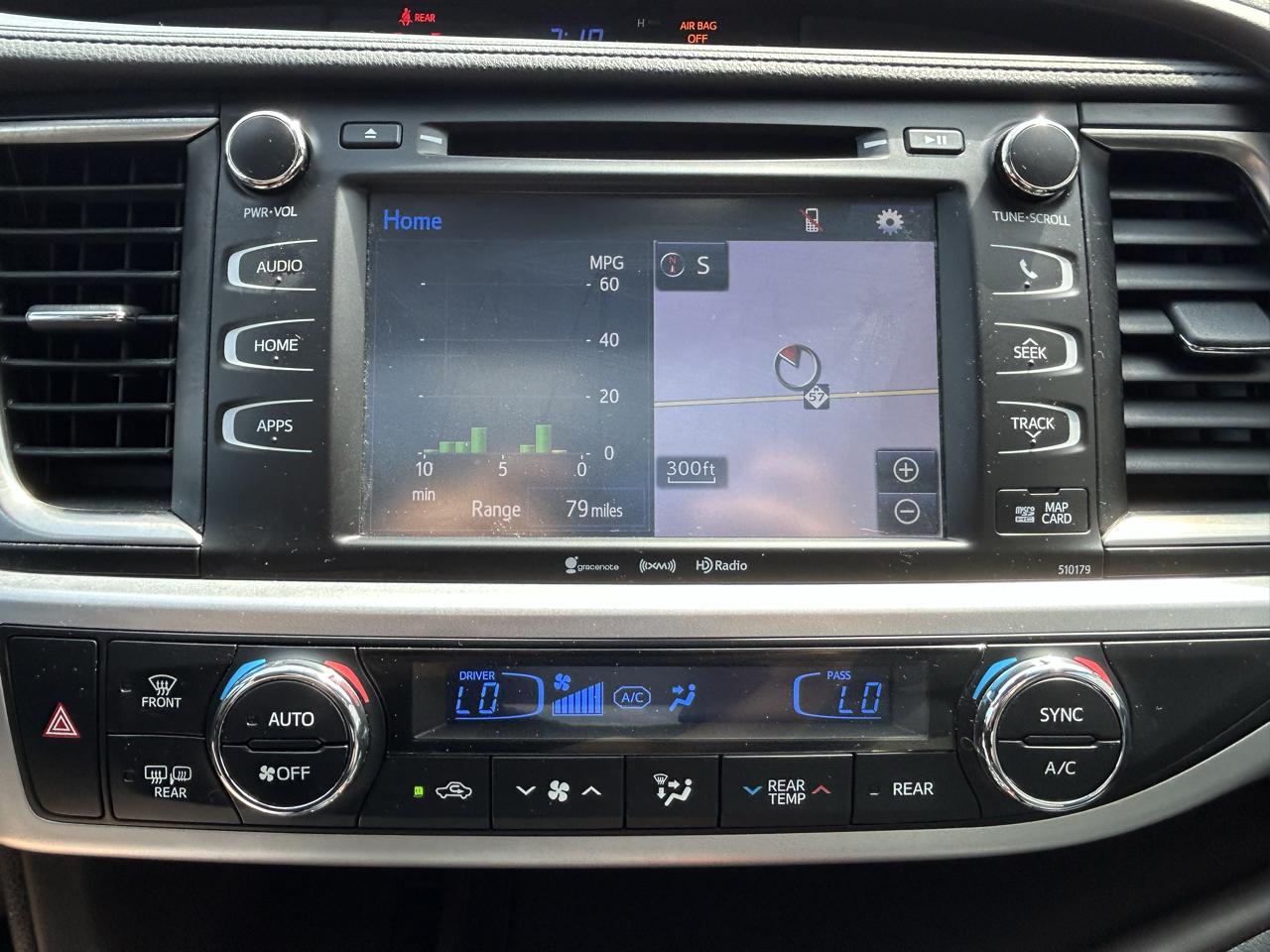Toyota Highlander XLE V6 AWD (Natl) 2018