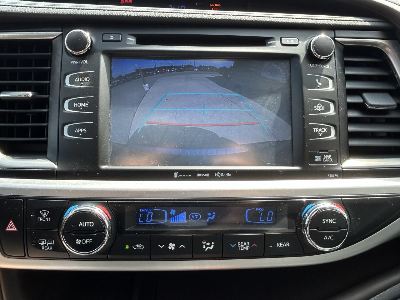 Toyota Highlander XLE V6 AWD (Natl) 2018