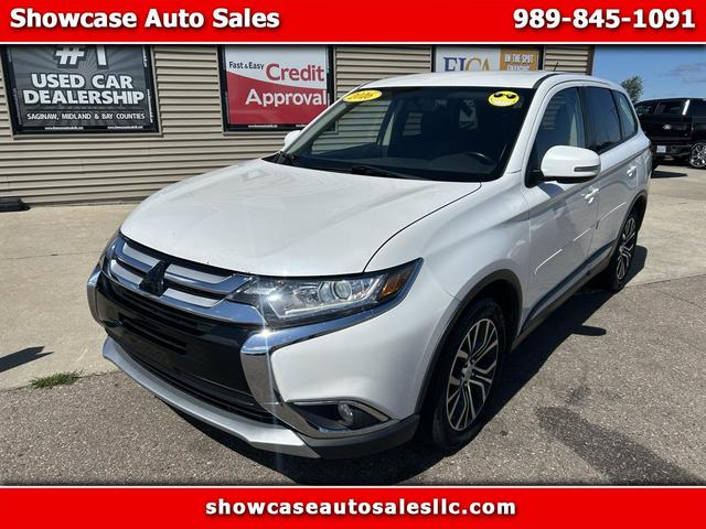 White 2016 Mitsubishi Outlander SUV / Crossover All-Wheel Drive Automatic
