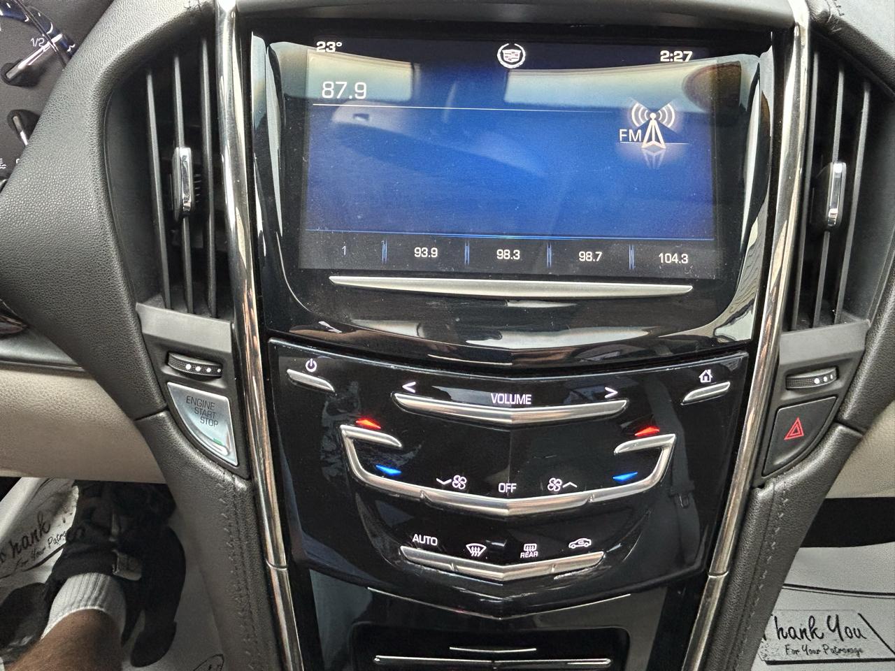 Cadillac ATS 4dr Sdn 2.0L Luxury RWD 2013