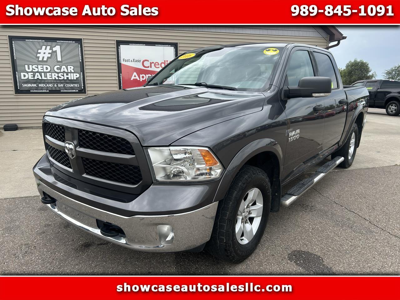 RAM 1500 4WD Crew Cab 140.5" Outdoorsman 2016