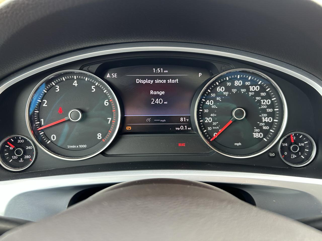 Volkswagen Touareg 4dr VR6 Sport w/Nav 2012