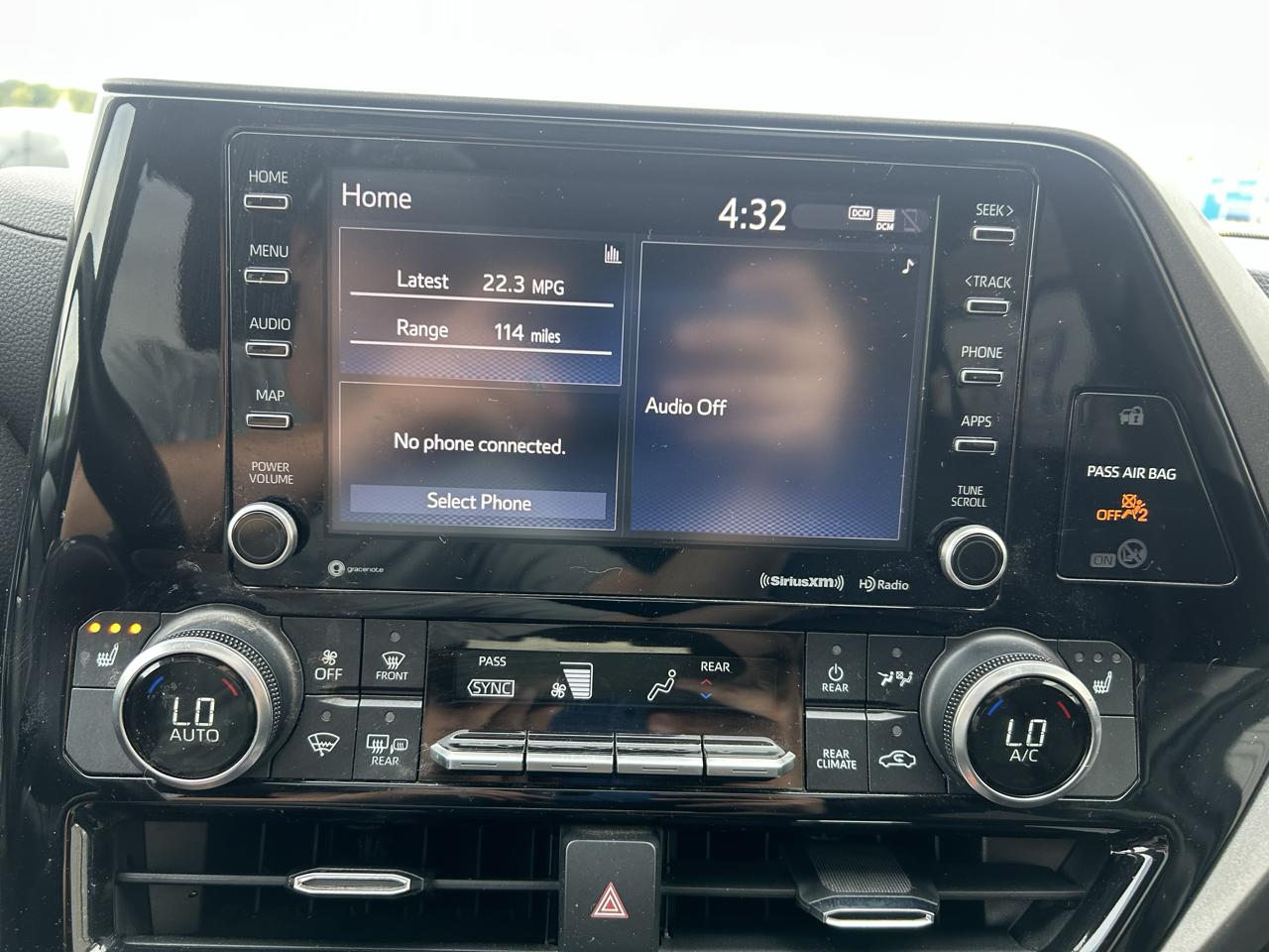 Toyota Highlander XLE AWD (Natl) 2022