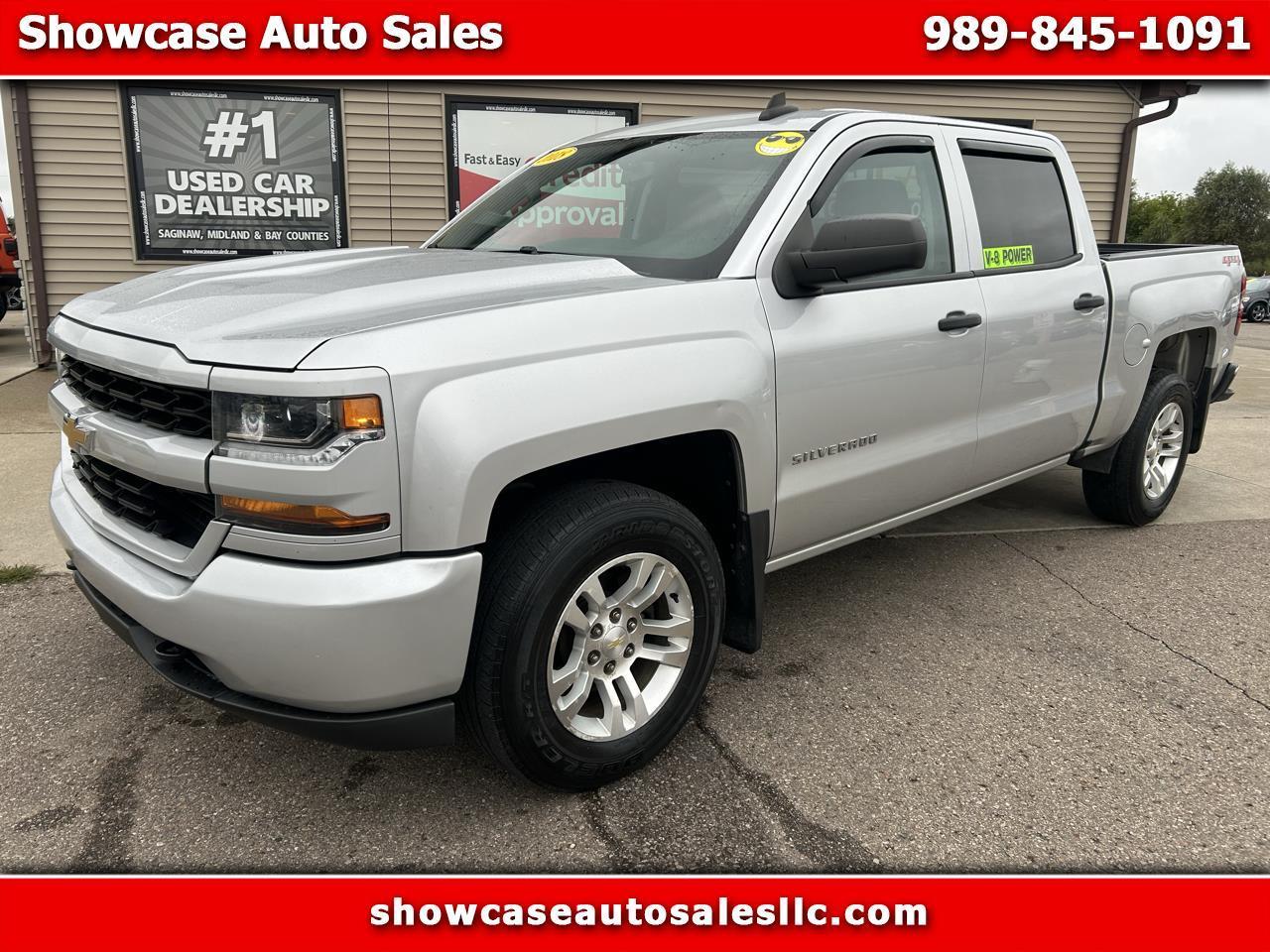 Chevrolet Silverado 1500 4WD Crew Cab 143.5" Custom 2018