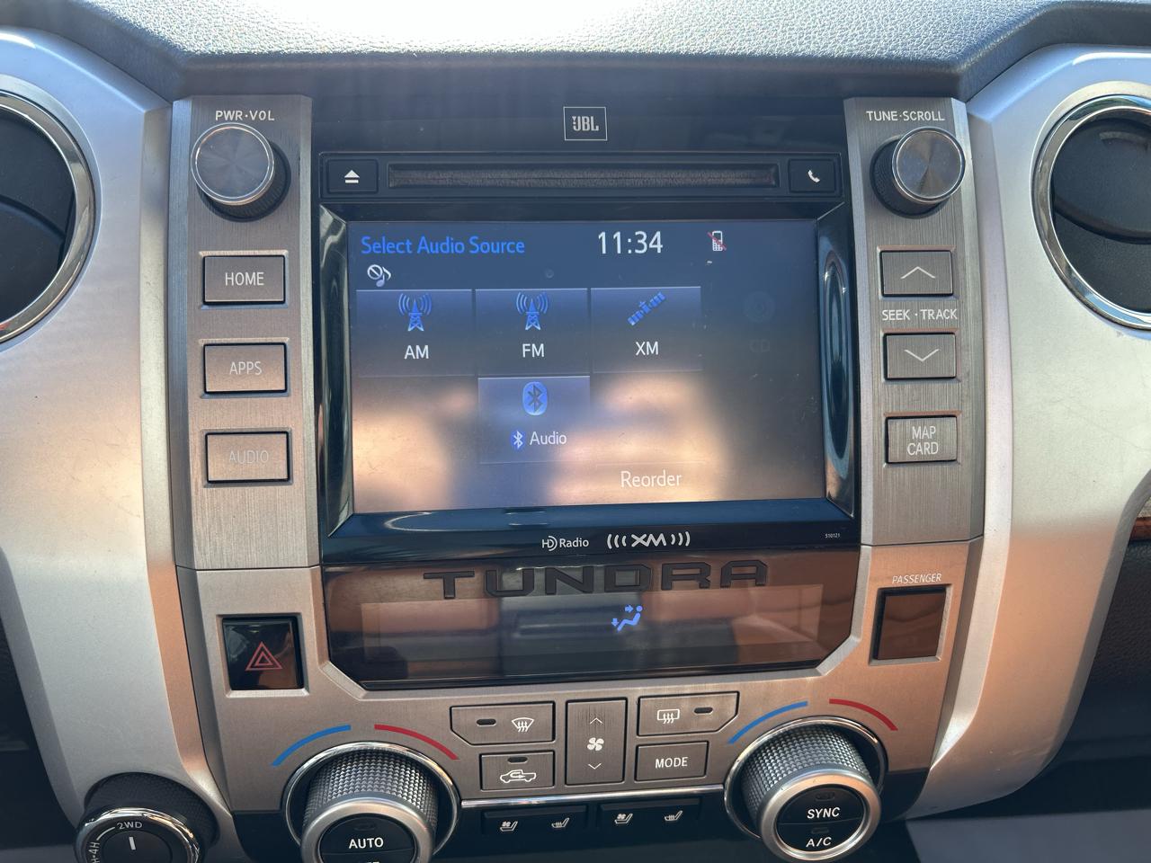 Toyota Tundra 4WD Truck CrewMax 5.7L V8 6-Spd AT Platinum (Natl) 2016