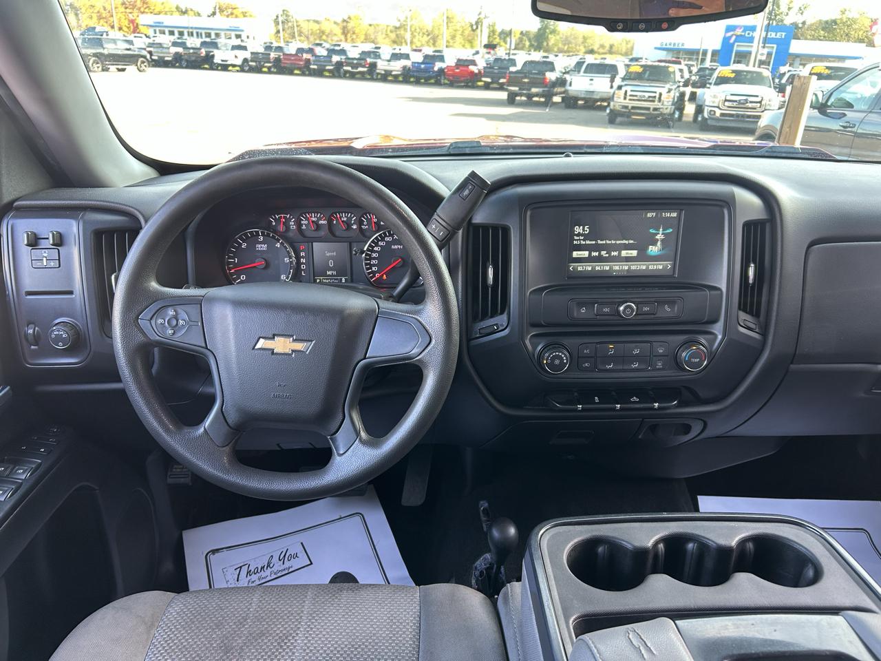 Chevrolet Silverado 1500 4WD Double Cab 143.5" Custom 2018