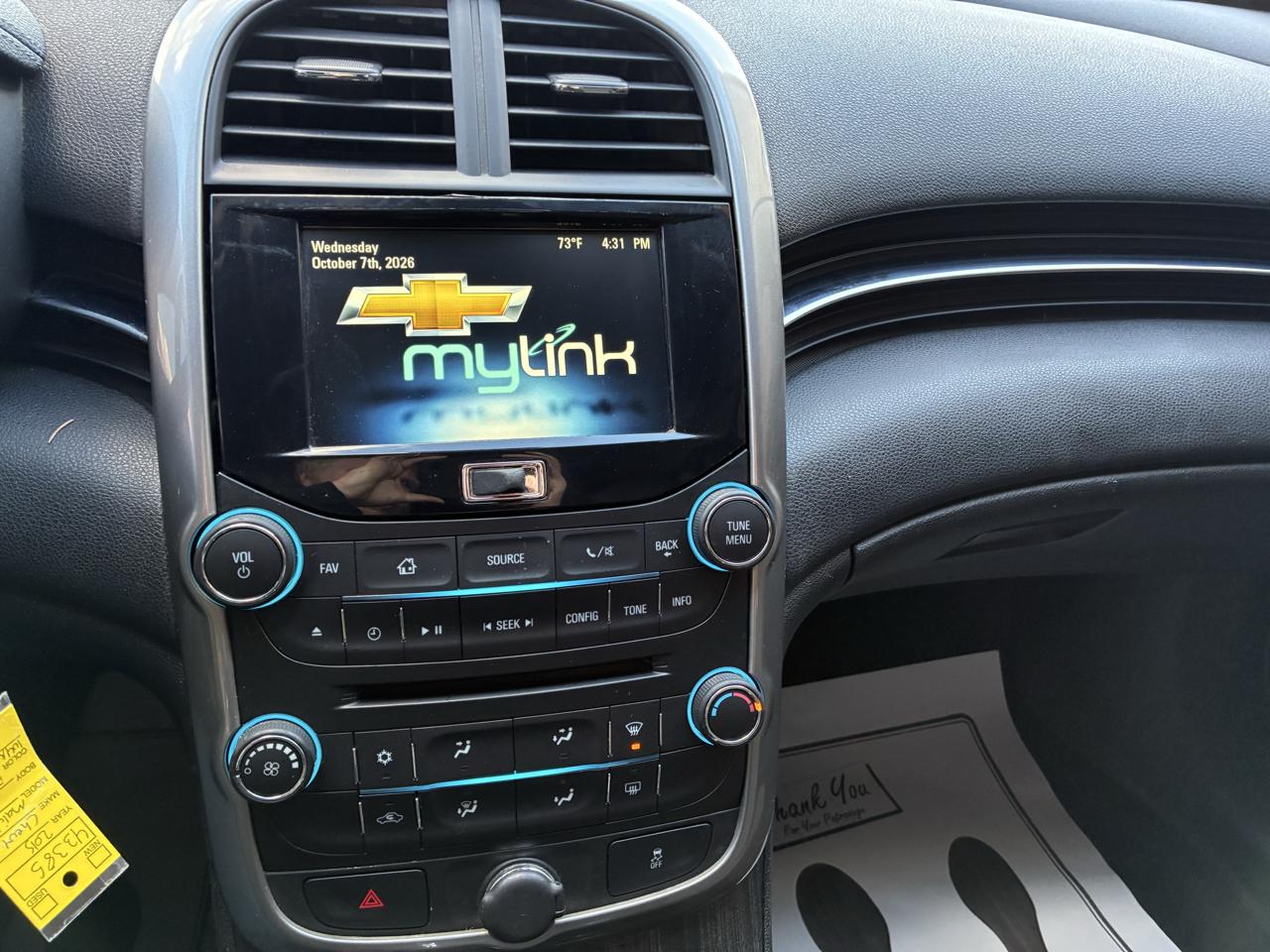 Chevrolet Malibu 4dr Sdn LT w/1LT 2015