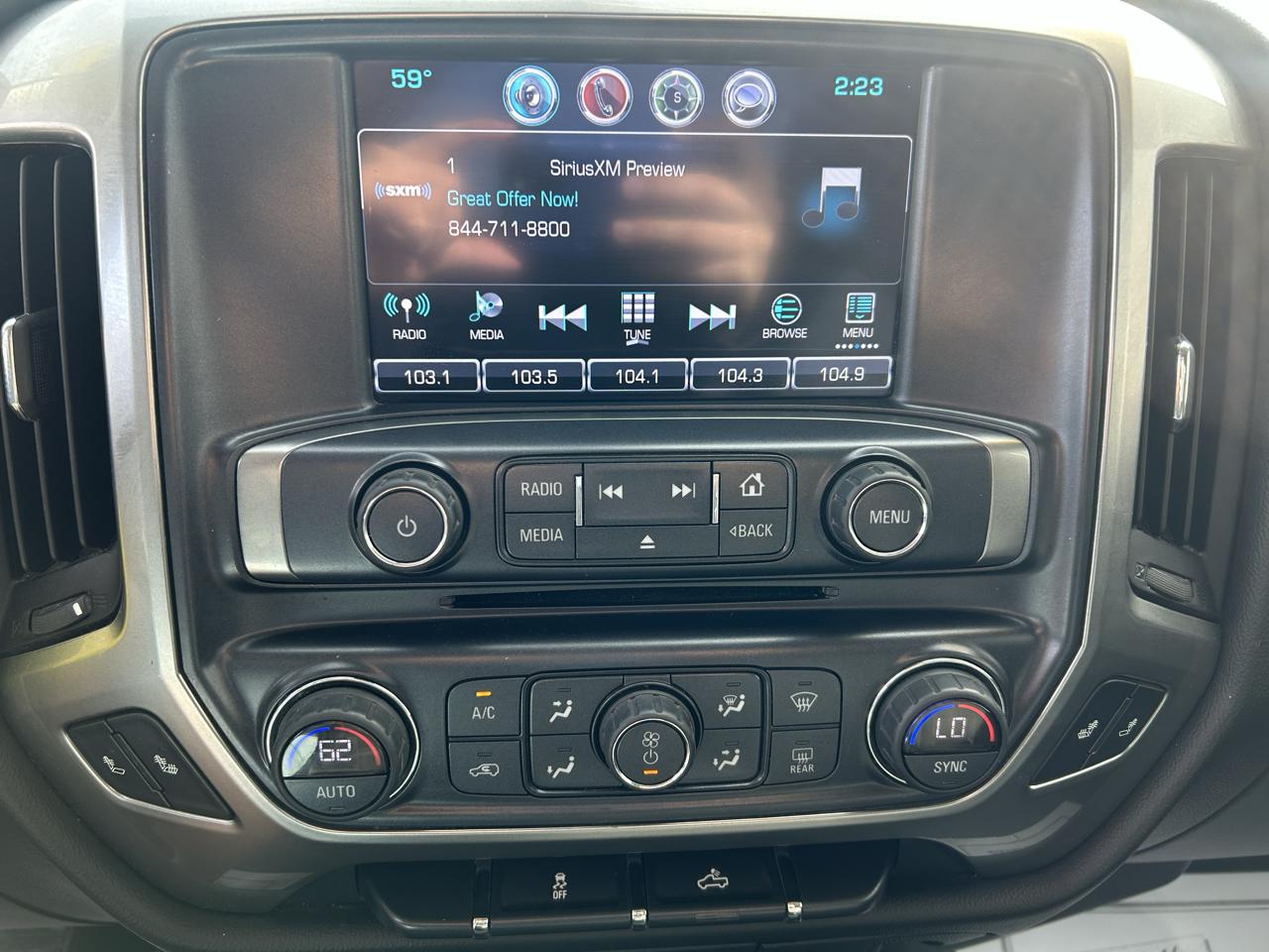 Chevrolet Silverado 1500 4WD Double Cab 143.5" LT w/1LT 2017