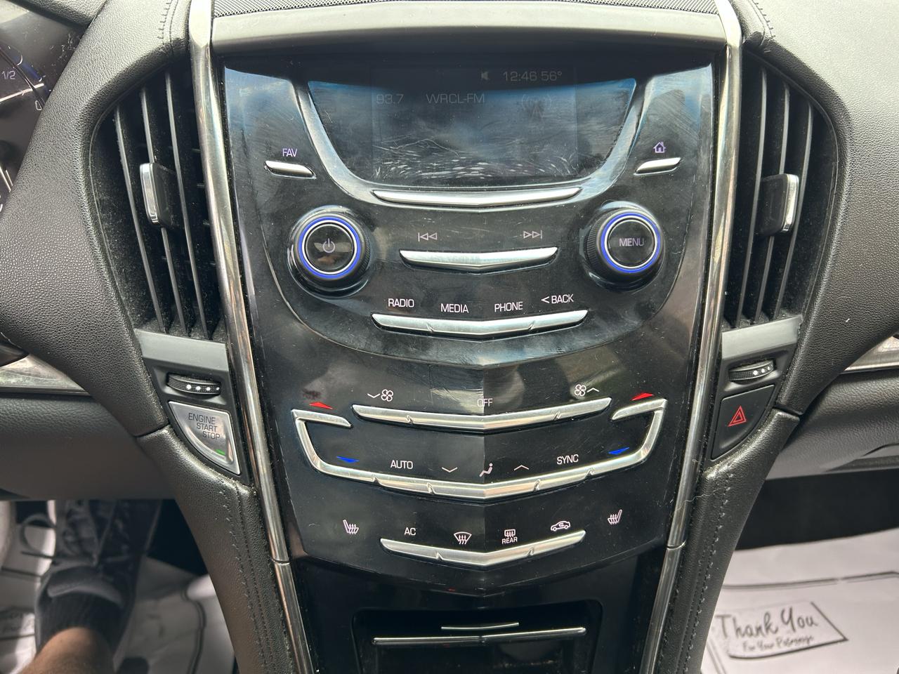 Cadillac ATS Sedan 4dr Sdn 2.5L Standard RWD 2016