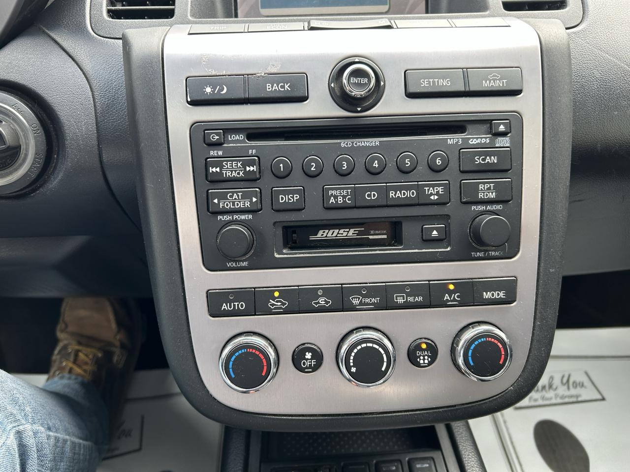 Nissan Murano AWD 4dr SL 2007