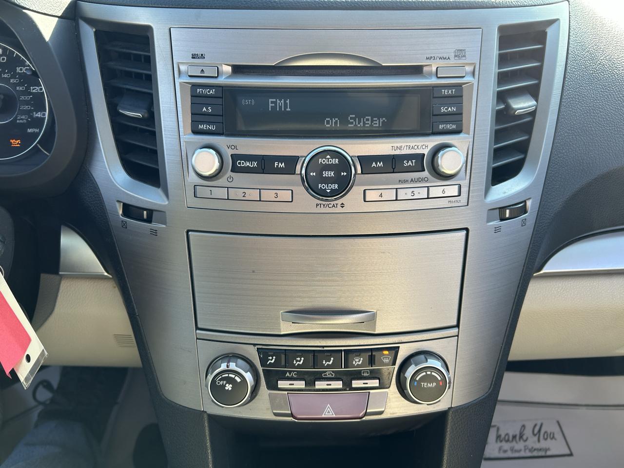 Subaru Outback 4dr Wgn H4 Auto 2.5i Prem AWP/Pwr Moon 2011