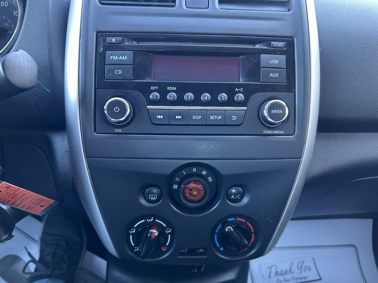 Nissan Versa 4dr Sdn CVT 1.6 S Plus 2016
