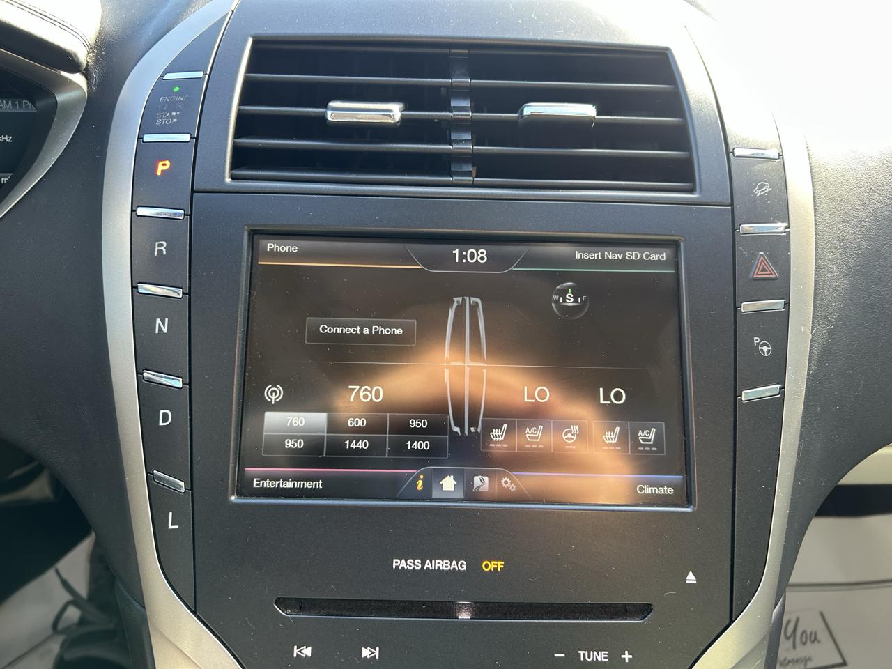 Lincoln MKZ 4dr Sdn Hybrid Black Label FWD 2015