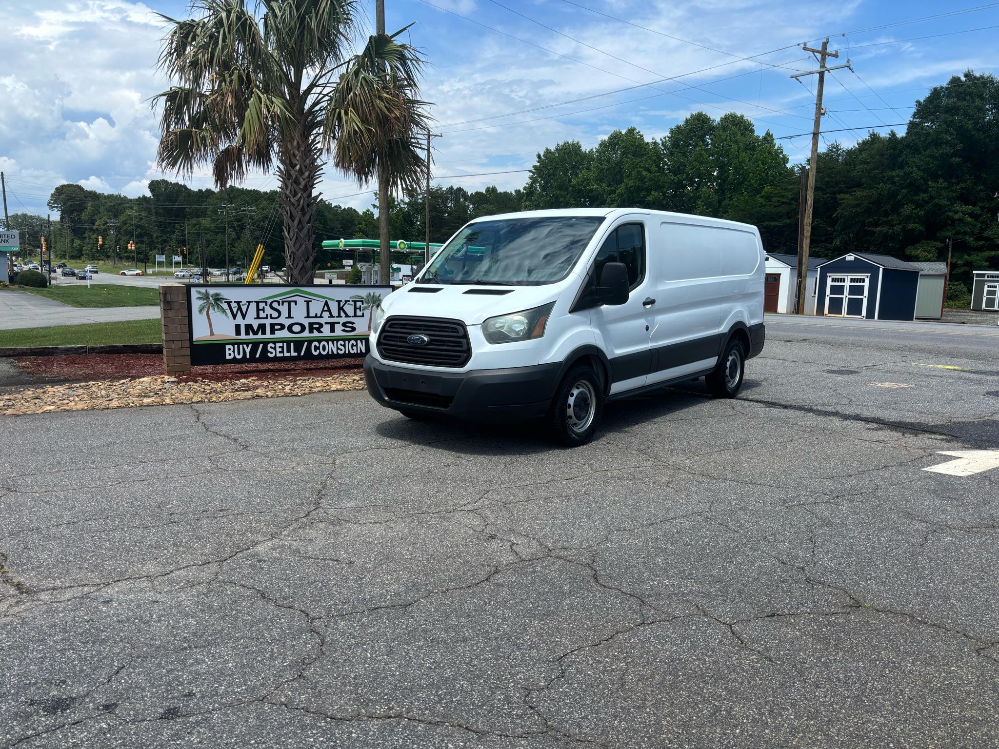 2016 Ford Transit Cargo Van T-150 130" Low Rf 8600 GVWR Swing-Out RH Dr
