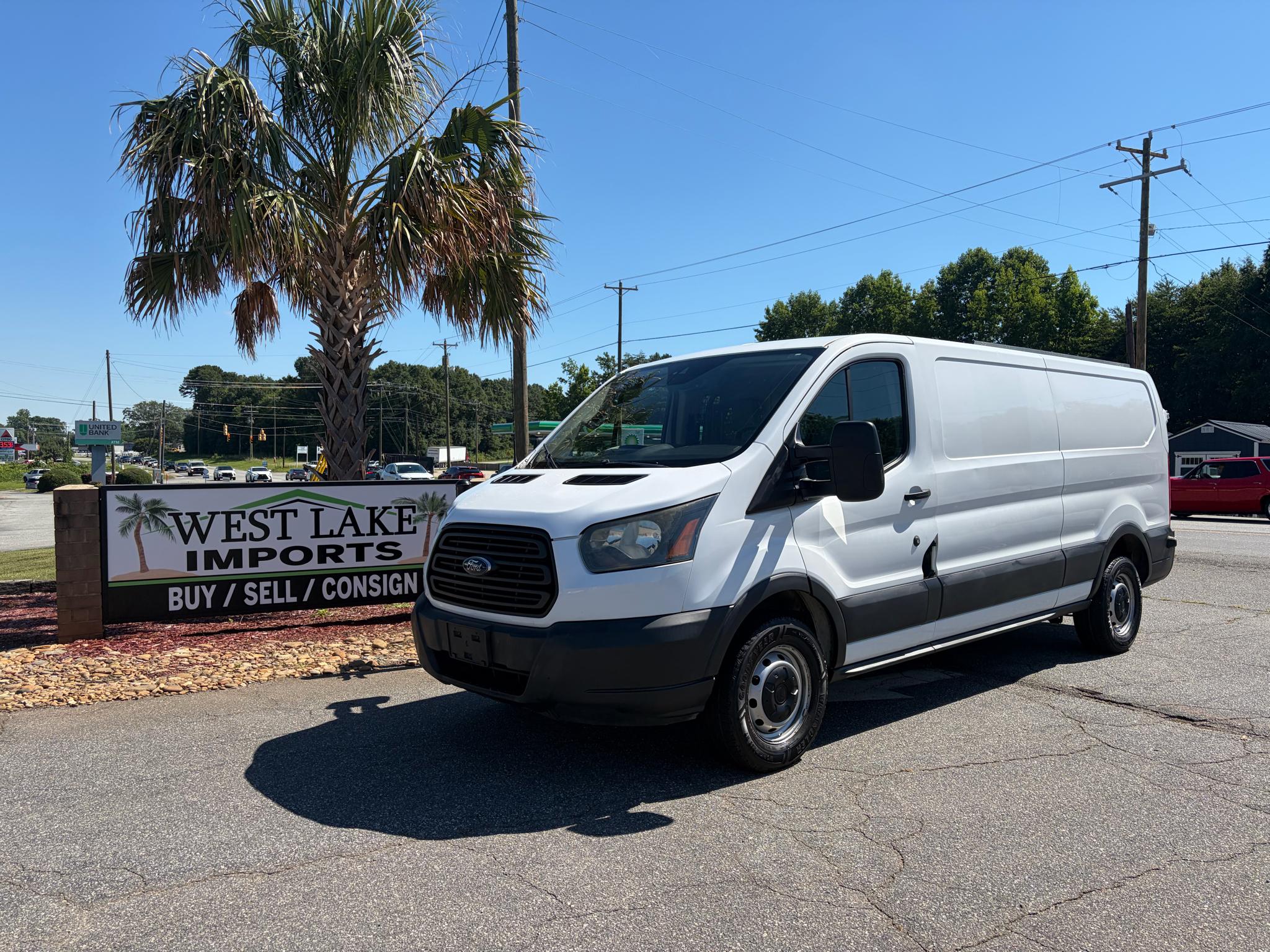 2016 Ford Transit Cargo Van T-150 148" Low Rf 8600 GVWR Sliding RH Dr