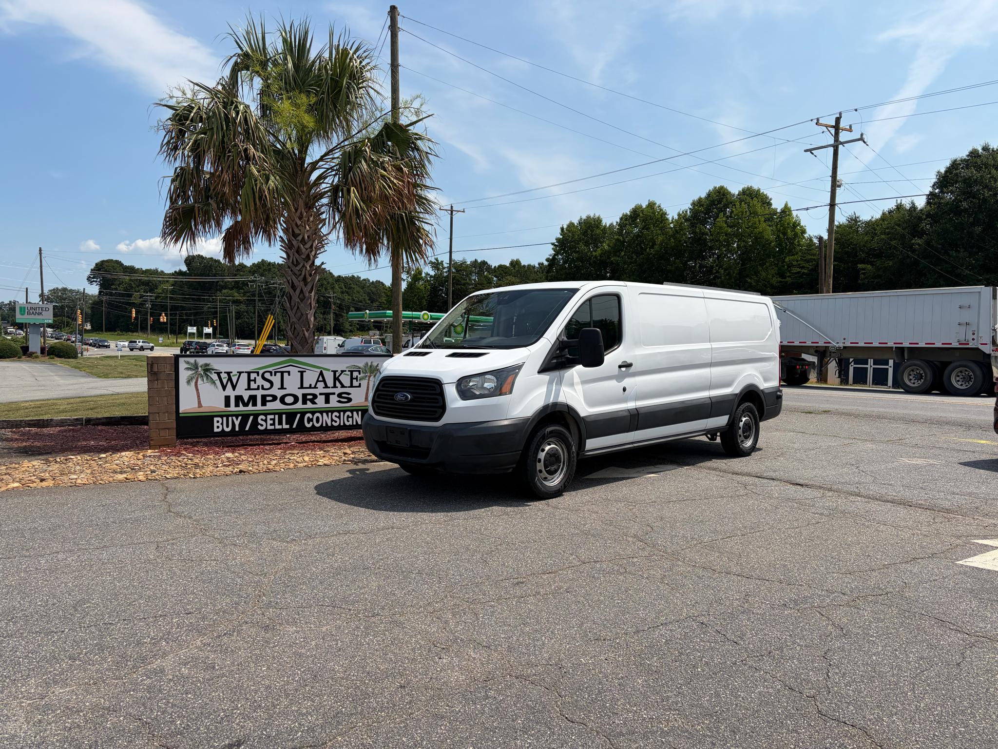 2016 Ford Transit Cargo Van T-150 148" Low Rf 8600 GVWR Sliding RH Dr