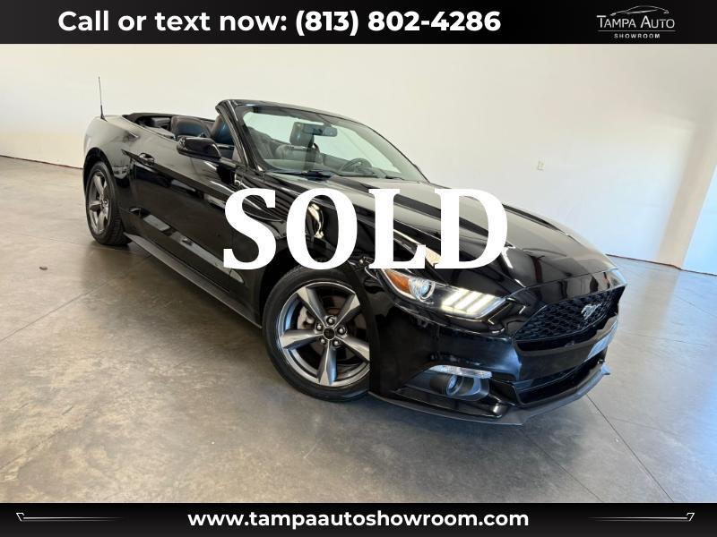 2015 Ford Mustang V6 Convertible