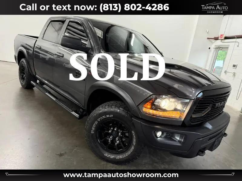 2018 RAM 1500 Rebel 4x4 V8 Crew Cab 5.7L
